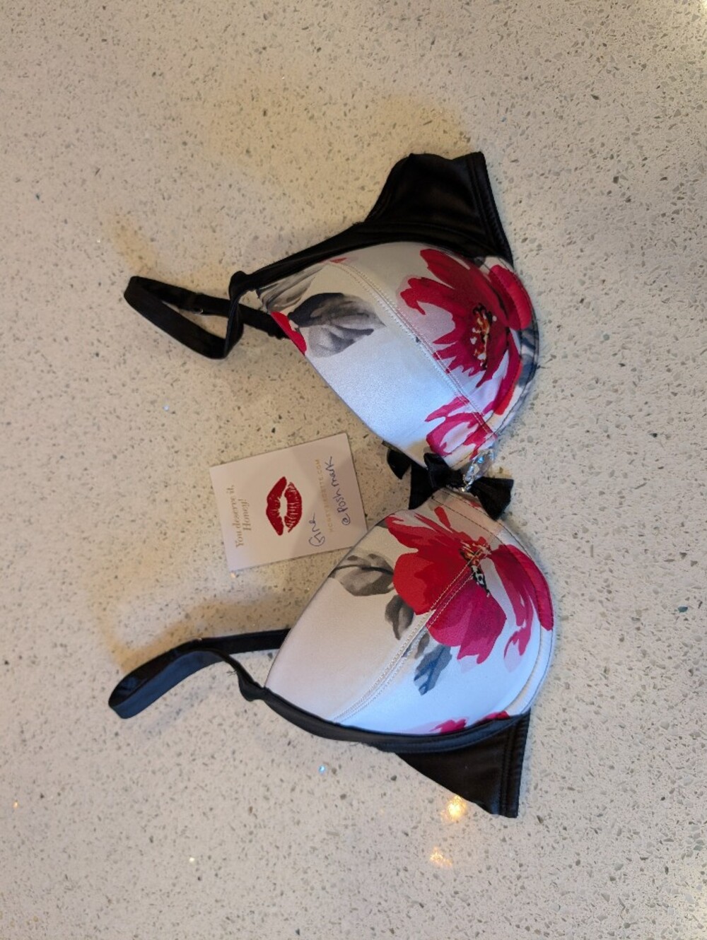 Vintage Honey Birdette Juliette ivory bra 34B